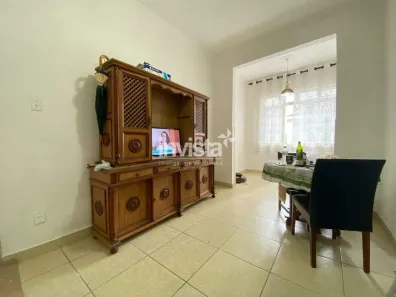 Apartamento com 1 Quarto para alugar, 55m² no Pompéia, Santos