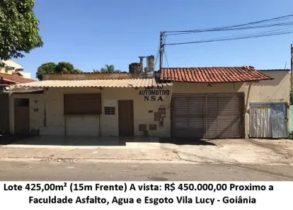 Lote/Terreno à venda, 425m² no Vila Lucy, Goiânia