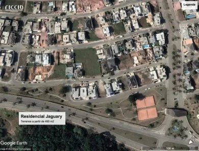 Lote/Terreno à venda, 450m² no Condomínio Residencial Jaguary, São José dos Campos