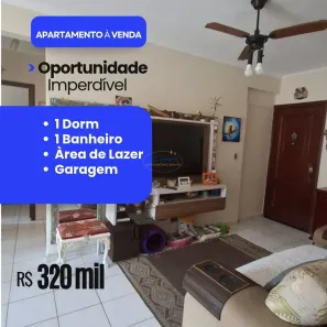 Apartamento com 1 Quarto à venda, 55m² no Tupi, Praia Grande