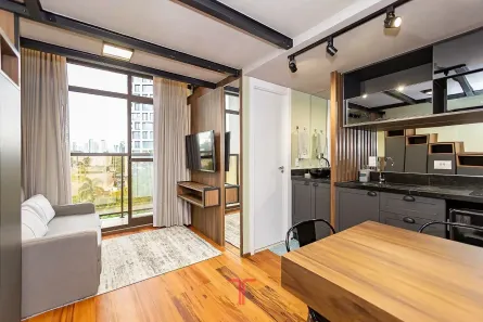 Apartamento com 1 Quarto para alugar, 32m² no Mossunguê, Curitiba