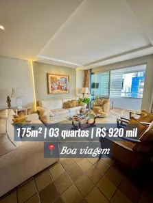 Apartamento com 3 Quartos à venda, 175m² no Boa Viagem, Recife