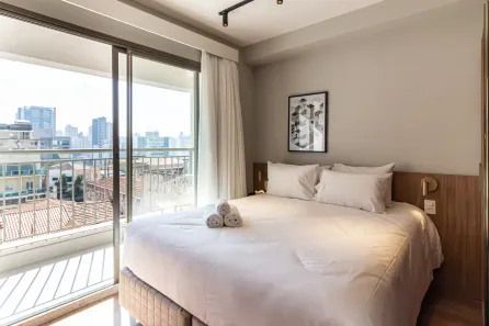 Apartamento com 1 Quarto para alugar, 24m² no Paraíso, São Paulo