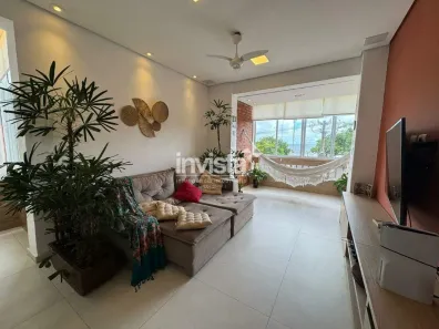 Apartamento com 3 Quartos à venda, 128m² no Aparecida, Santos