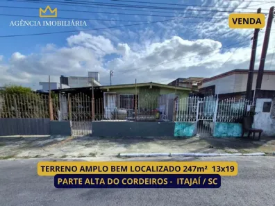 Lote/Terreno à venda, 247m² no Cordeiros, Itajaí