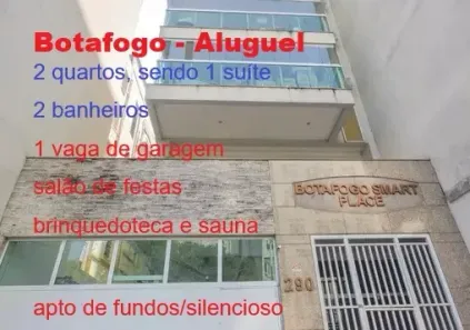 Apartamento com 2 Quartos para alugar, 57m² no Botafogo, Rio de Janeiro