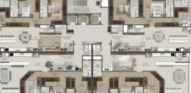 Apartamento com 1 Quarto à venda, 130m² no Centro, Porto Belo