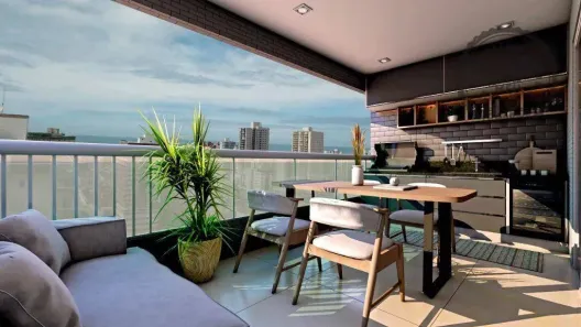 Cobertura com 3 Quartos à venda, 139m² no Guilhermina, Praia Grande