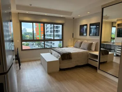 Flat com 1 Quarto para alugar, 29m² no Campo Belo, São Paulo