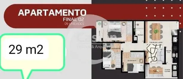 Apartamento com 1 Quarto à venda, 29m² no Jardim Vila Formosa, São Paulo