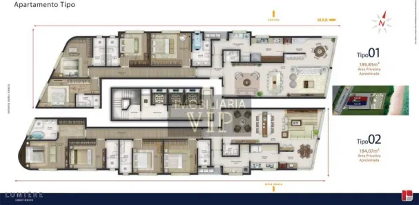 Apartamento com 4 Quartos à venda, 184m² no Morretes, Itapema