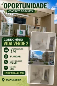 Casa de Condomínio com 2 Quartos à venda, 42m² no Cidade Nova, Feira de Santana