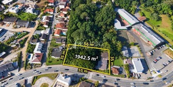 Lote/Terreno à venda, 140m² no Água Verde, Blumenau