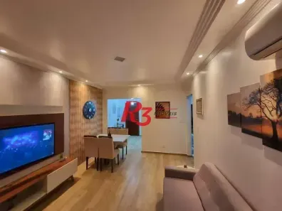 Apartamento com 3 Quartos para alugar, 100m² no José Menino, Santos