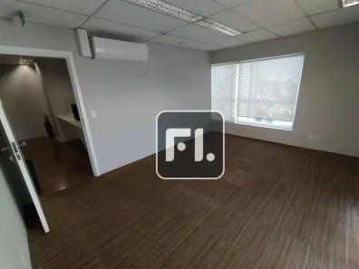 Sala Comercial para alugar, 136m² no Cidade Monções, São Paulo