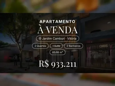 Apartamento com 2 Quartos à venda, 65m² no Jardim Camburi, Vitória