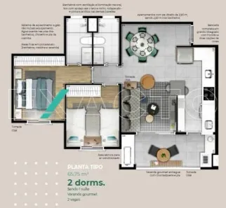 Apartamento com 3 Quartos à venda, 76m² no Swiss Park, Campinas