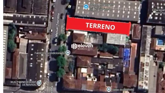 Lote/Terreno à venda, 500m² no Macuco, Santos