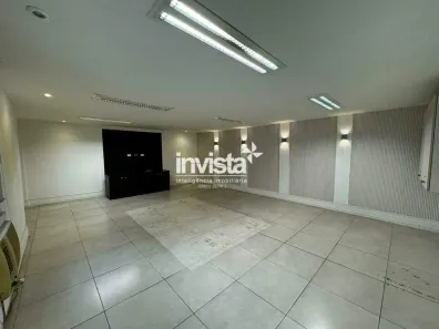 Sala Comercial para alugar, 236m² no Centro, Santos
