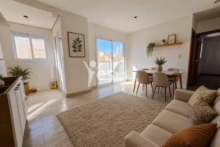 Apartamento com 2 Quartos para alugar, 55m² no Parque das Nações, Santo André