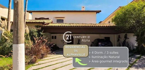 Casa de Condomínio com 4 Quartos à venda, 385m² no Alphaville, Santana de Parnaíba