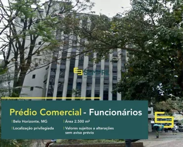 Prédio Comercial à venda, 2500m² no Funcionários, Belo Horizonte