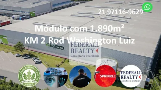 Galpão/Depósito/Armazém para alugar, 2000m² no Parque Duque, Duque de Caxias