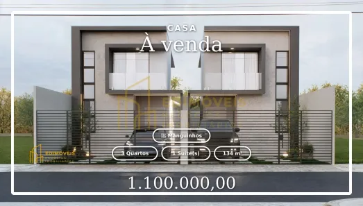 Casa com 3 Quartos à venda, 134m² no Manguinhos, Serra