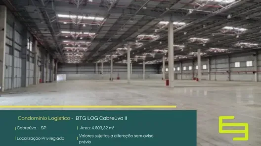 Galpão/Depósito/Armazém para alugar, 4603m² no Pinhal, Cabreúva
