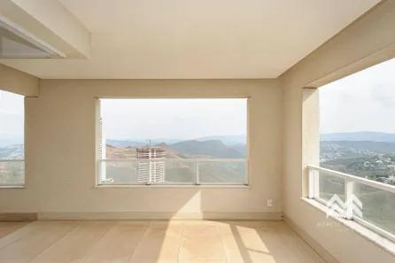 Apartamento com 4 Quartos para venda ou aluguel, 198m² no Serra do Curral Del Rey, Nova Lima