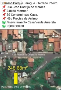 Lote/Terreno à venda, 248m² no Parque Jaraguá, Bauru