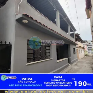 Casa com 3 Quartos à venda, 100m² no Neves (Neves), São Gonçalo