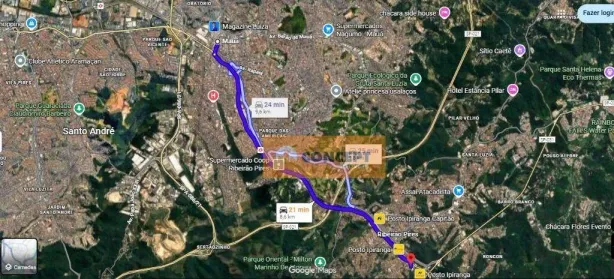 Lote/Terreno à venda, 300m² no Centro Alto, Ribeirão Pires