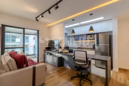 Apartamento com 1 Quarto à venda, 46m² no Jardim Santo Amaro, São Paulo