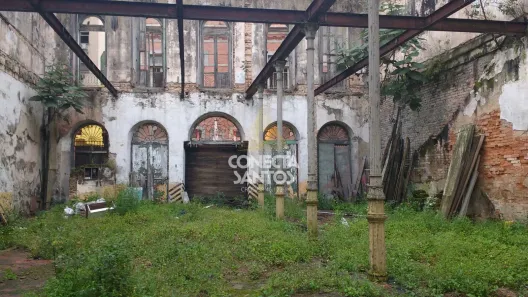 Lote/Terreno para venda ou aluguel, 1098m² no Centro, Santos