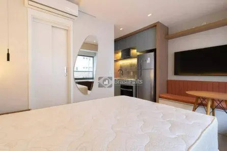 Apartamento com 1 Quarto para alugar, 23m² no Itaim Bibi, São Paulo