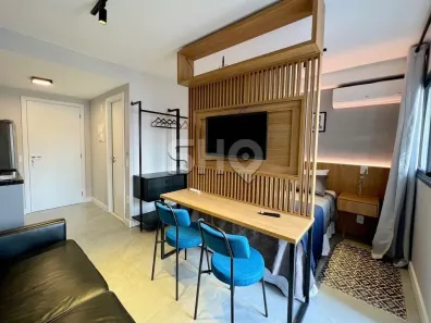 Apartamento com 1 Quarto para alugar, 27m² no República, São Paulo