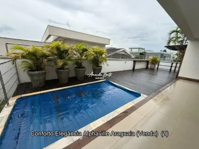 Casa de Condomínio com 4 Quartos para venda ou aluguel, 320m² no Alphaville Flamboyant Residencial Araguaia, Goiânia