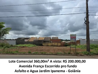 Lote/Terreno à venda, 360m² no Jardim Ipanema, Goiânia