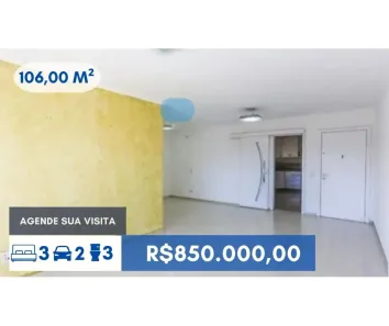 Apartamento com 3 Quartos à venda, 106m² no Vila Polopoli, São Paulo