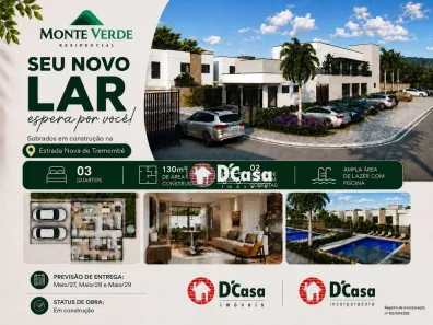 Casa de Condomínio com 3 Quartos à venda, 131m² no Loteamento Eldorado Jardim Residencial, Tremembé