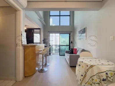Flat com 1 Quarto para alugar, 42m² no Moema, São Paulo