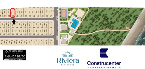 Lote/Terreno à venda, 287m² no , Barra dos Coqueiros