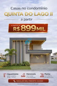Casa com 3 Quartos à venda, 140m² no Quinta do Lago - Lac Léman, São José do Rio Preto