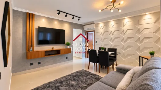 Apartamento com 3 Quartos à venda, 105m² no Ponta da Praia, Santos