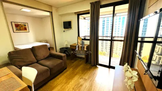 Flat com 1 Quarto para alugar, 40m² no Moema, São Paulo