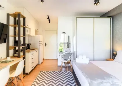 Apartamento com 1 Quarto à venda, 24m² no Indianópolis, São Paulo