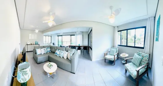 Apartamento com 4 Quartos para alugar, 185m² no Riviera, Bertioga