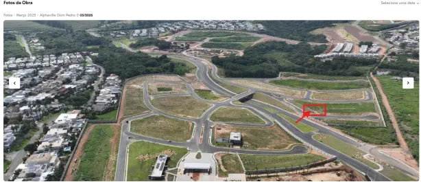 Lote/Terreno à venda, 597m² no Alphaville Dom Pedro, Campinas