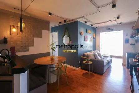 Apartamento com 2 Quartos à venda, 57m² no Santa Maria, Santo André